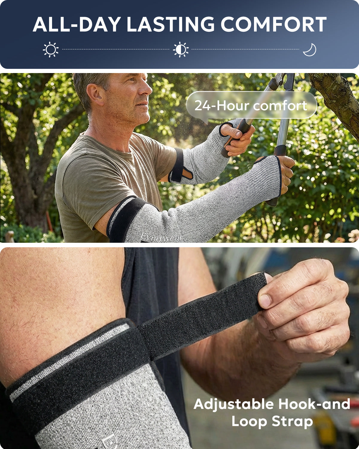 Evridwear Cut Resistant Protective Sleeves