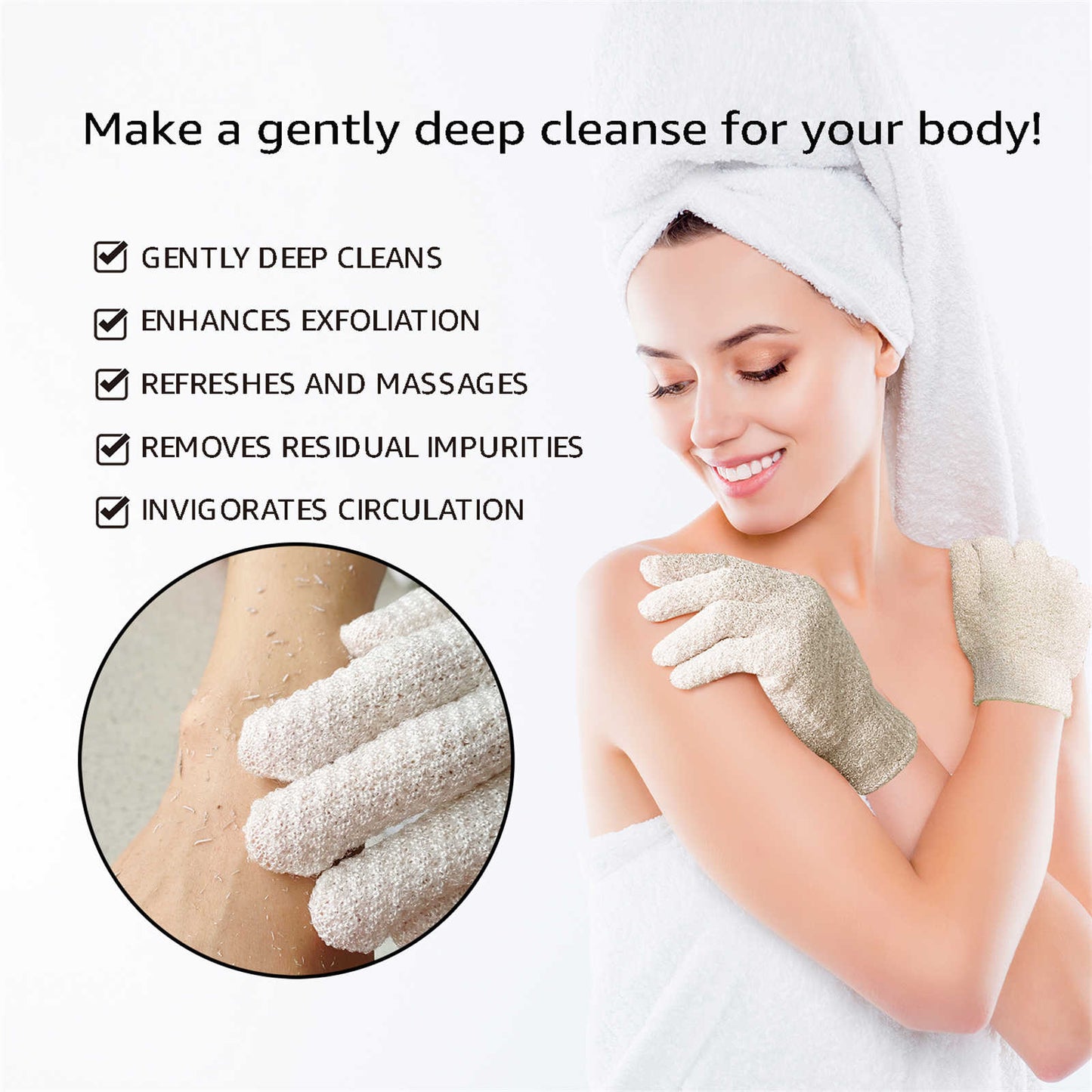 3-Pack Assorted Microfiber Dusting Mitts for house clean, dust clean service