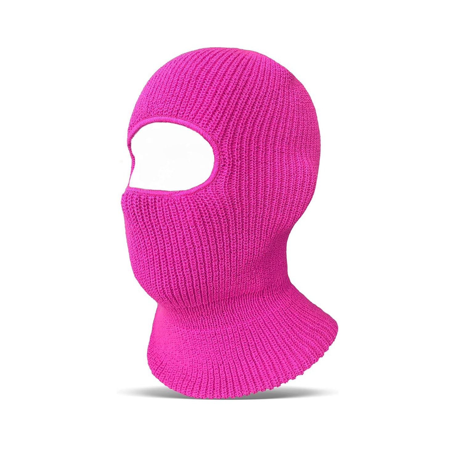EvridWear Winter Balaclava - Knit Full Face Mask for Men & Women (Pink)