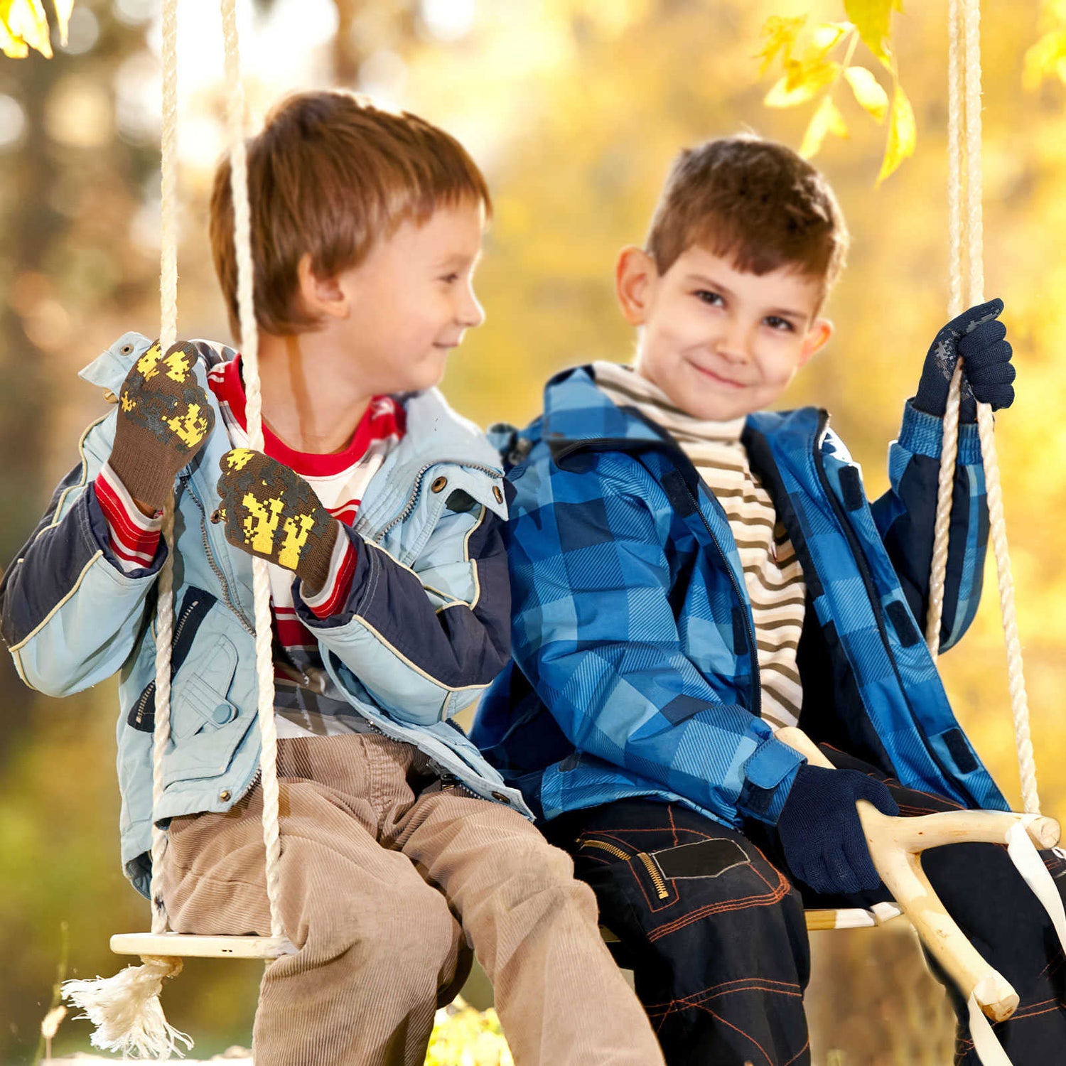 EvridWear Kids Winter Gloves - 3 Pairs Pixel Camo Grip Knit (Boys & Girls)