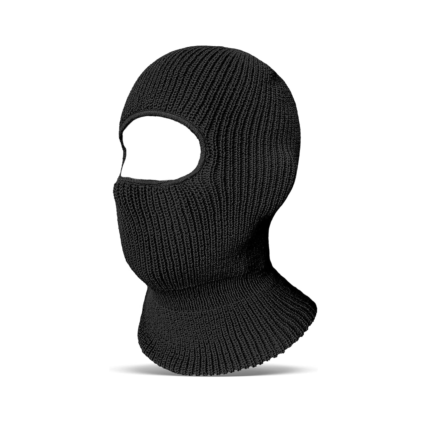 EvridWear Winter Balaclava - Knit Full Face Mask for Men & Women (Black)