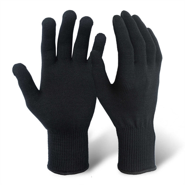 Silk Knit Full Finger Gloves