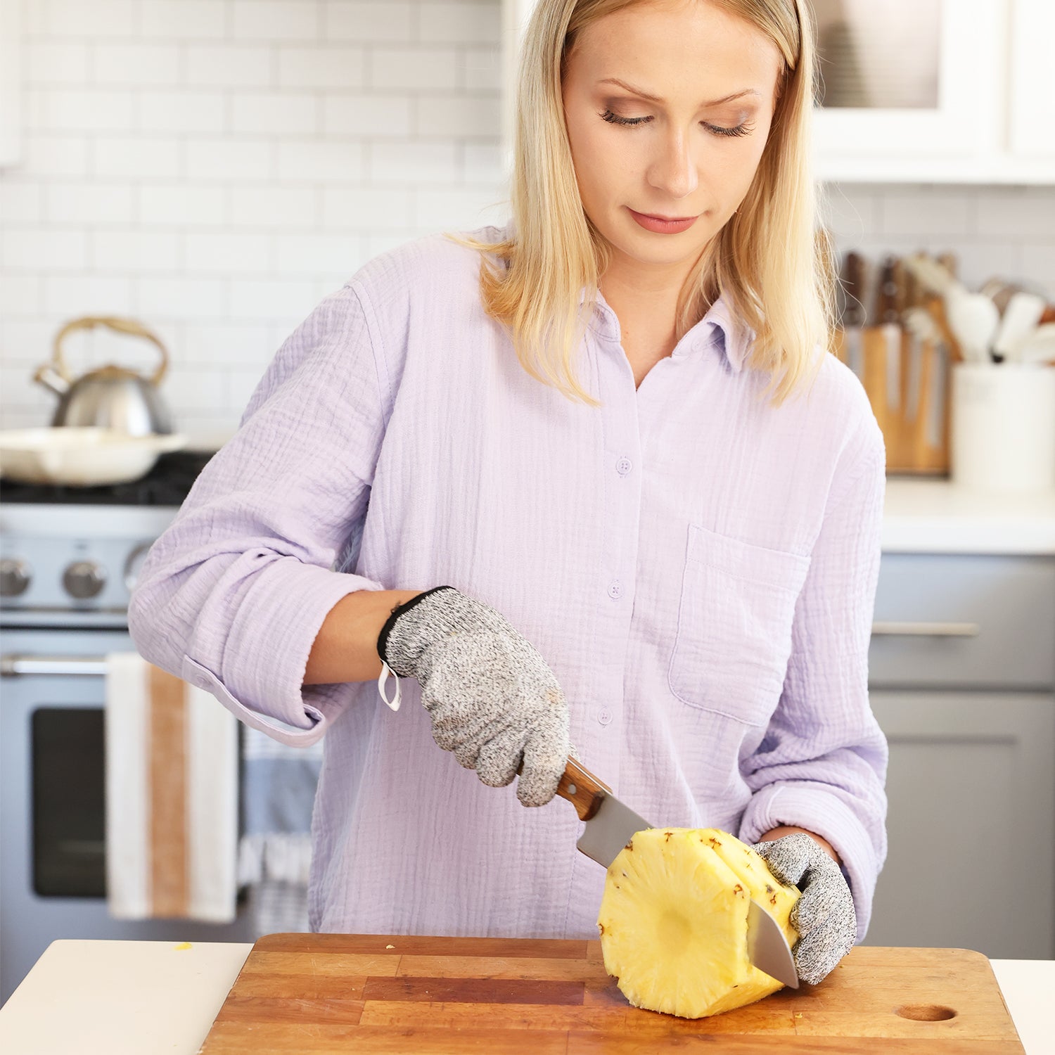 EvridWear 1 Pair Cut Resistant Gloves (Grey)