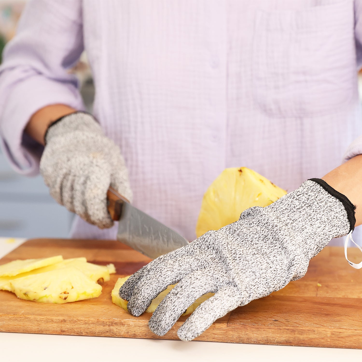 EvridWear 1 Pair Cut Resistant Gloves (Grey)