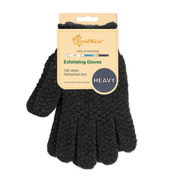 Black Exfoliating Bath Gloves