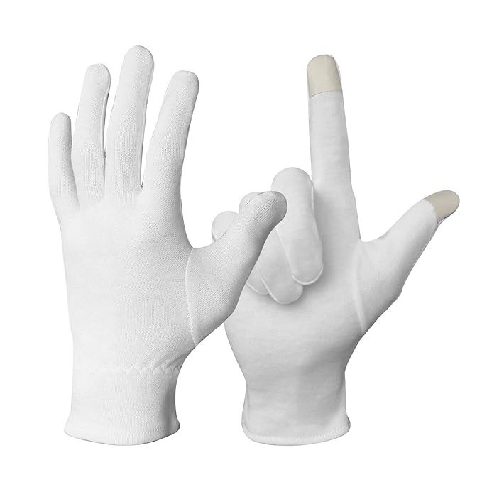 Cotton Touchscreen Moisturizing Gloves