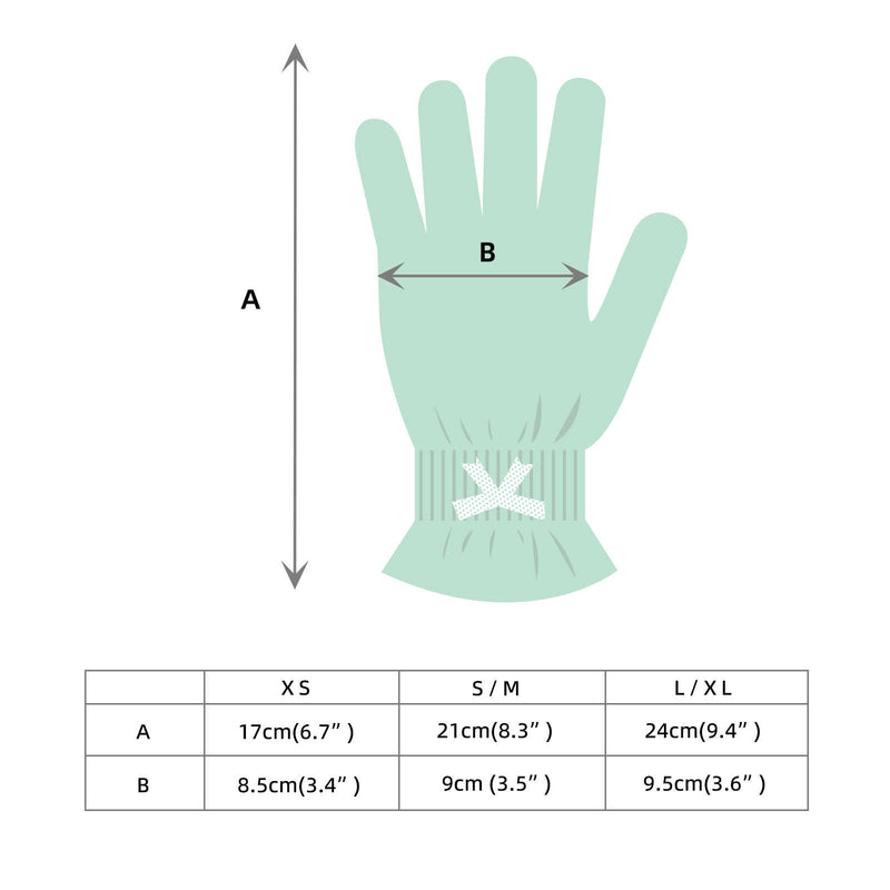 2 Pairs Moisturizing Touchscreen Cotton Gloves