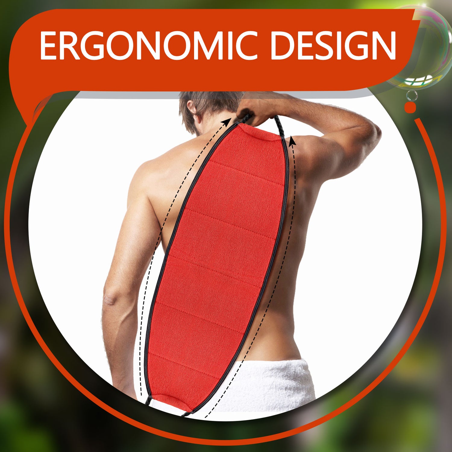 Exfoliating Back Scrabber For Men