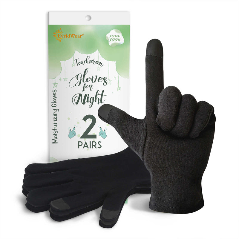 Cotton Touchscreen Moisturizing Gloves