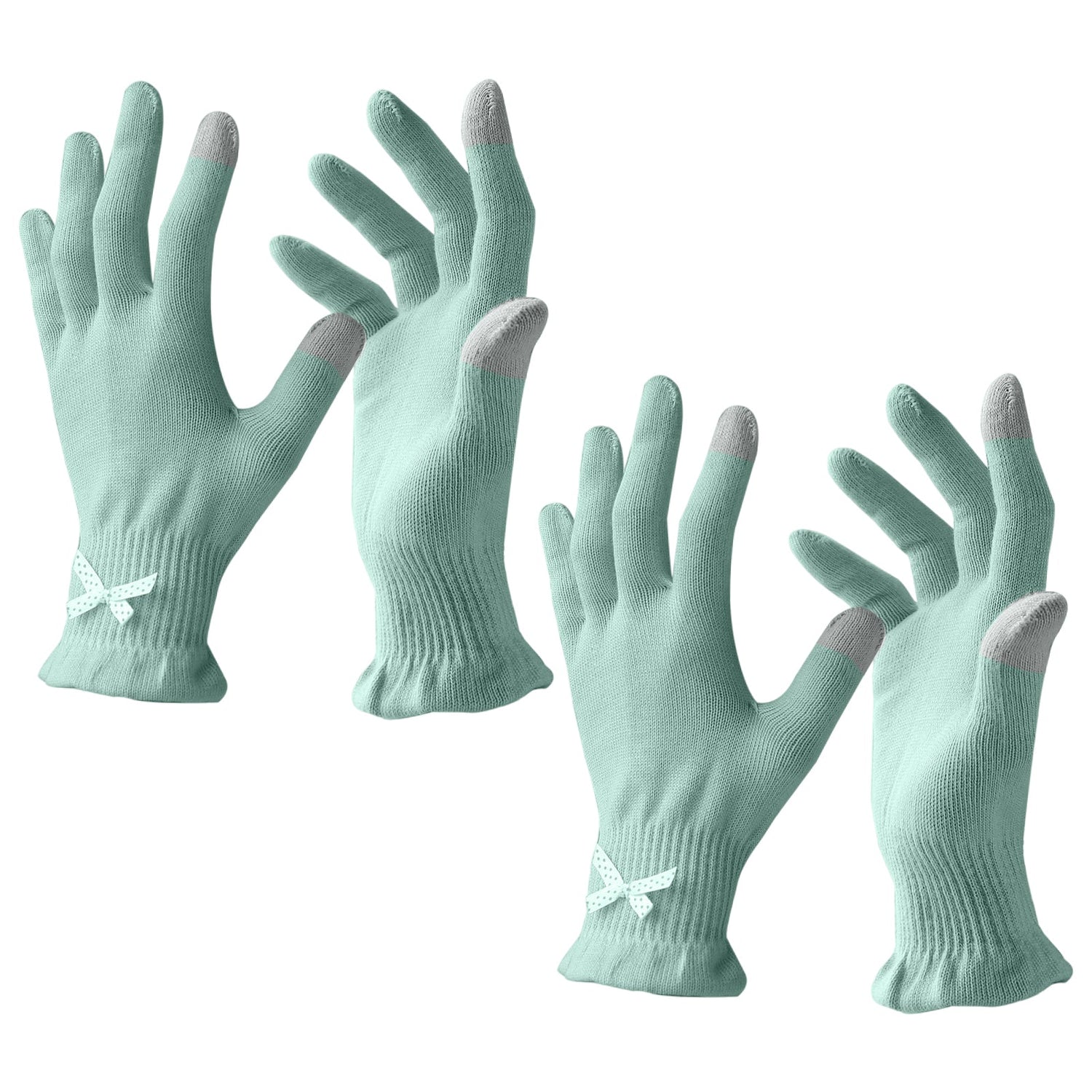 Cotton Touchscreen Moisturizing Gloves