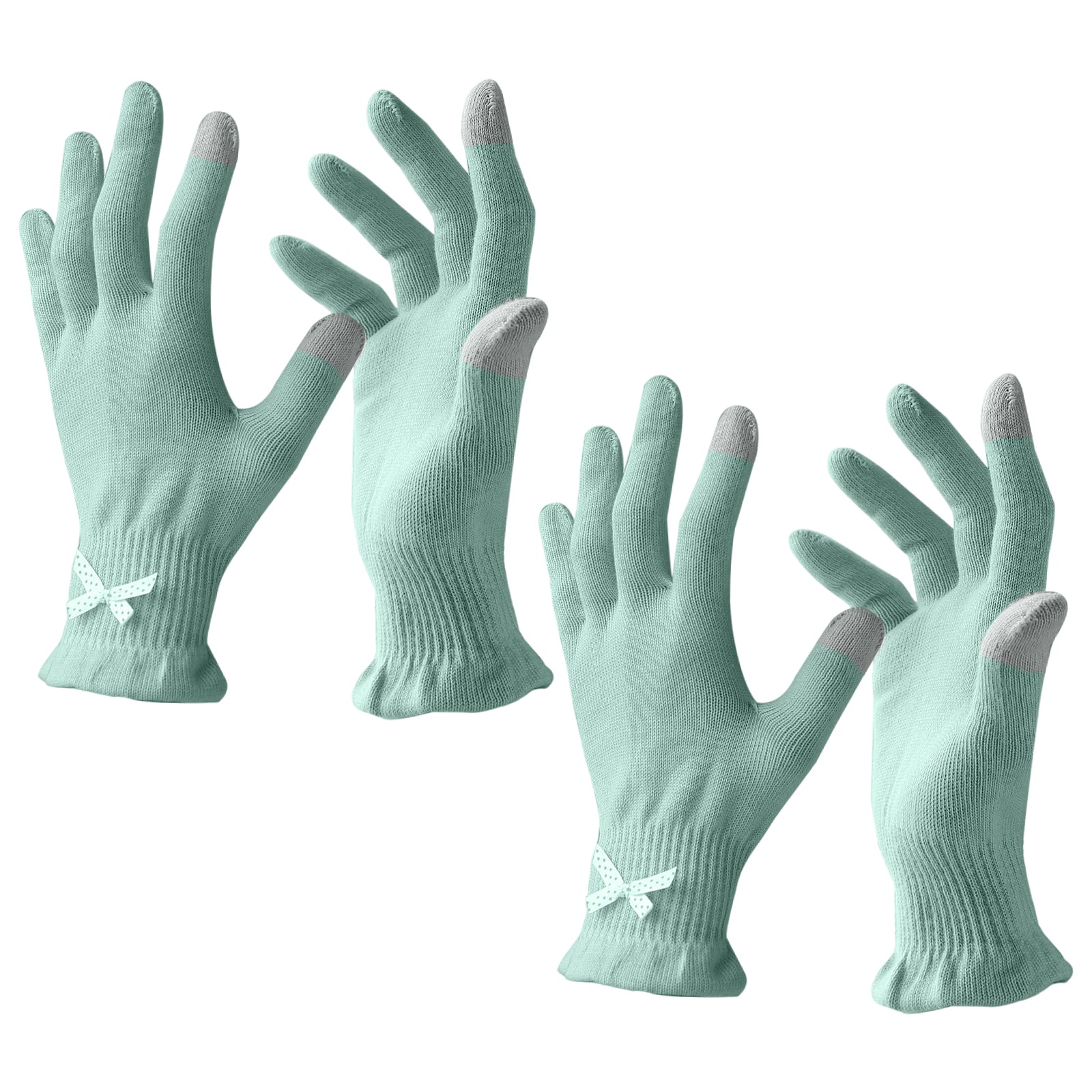 Cotton Touchscreen Moisturizing Gloves