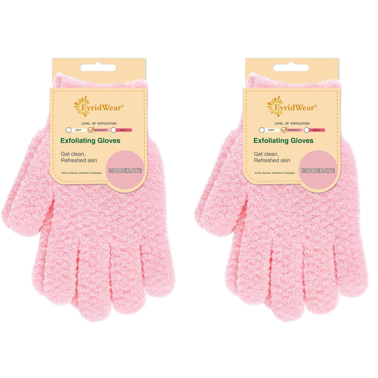 2 Pairs of Exfoliation Gloves