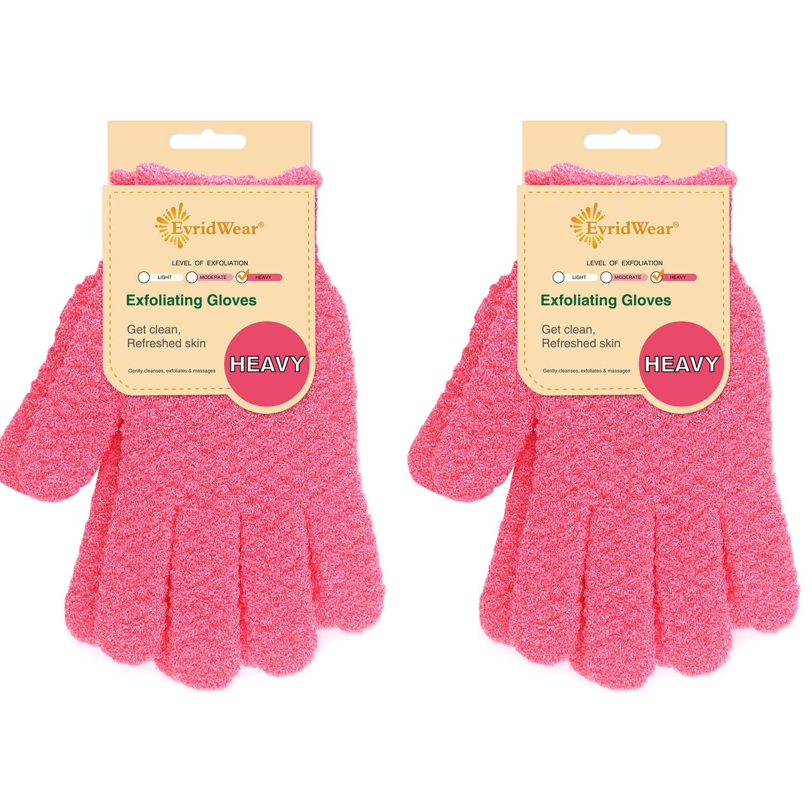 2 Pairs of Exfoliation Gloves