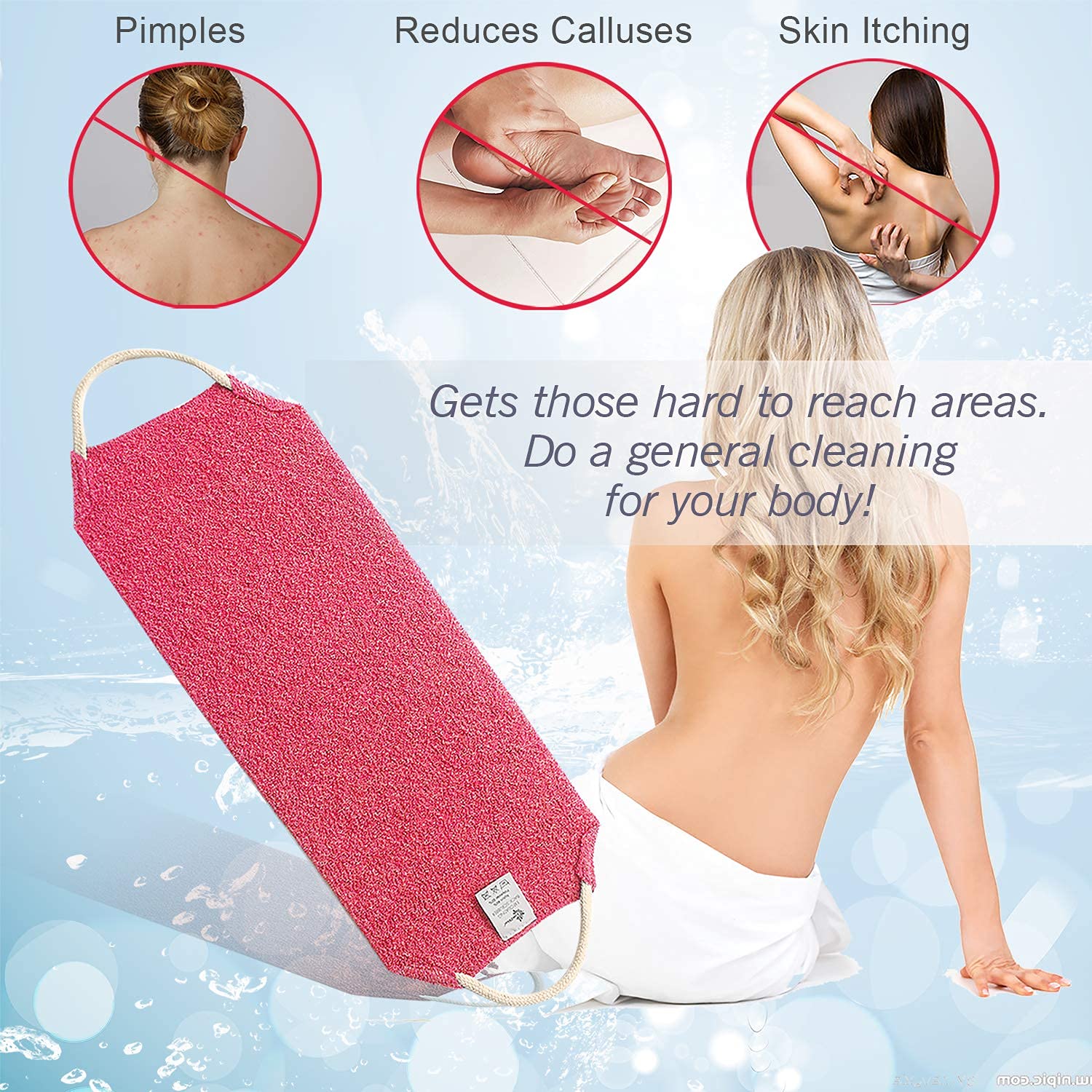 Exfoliation Back Scrubber for Shower