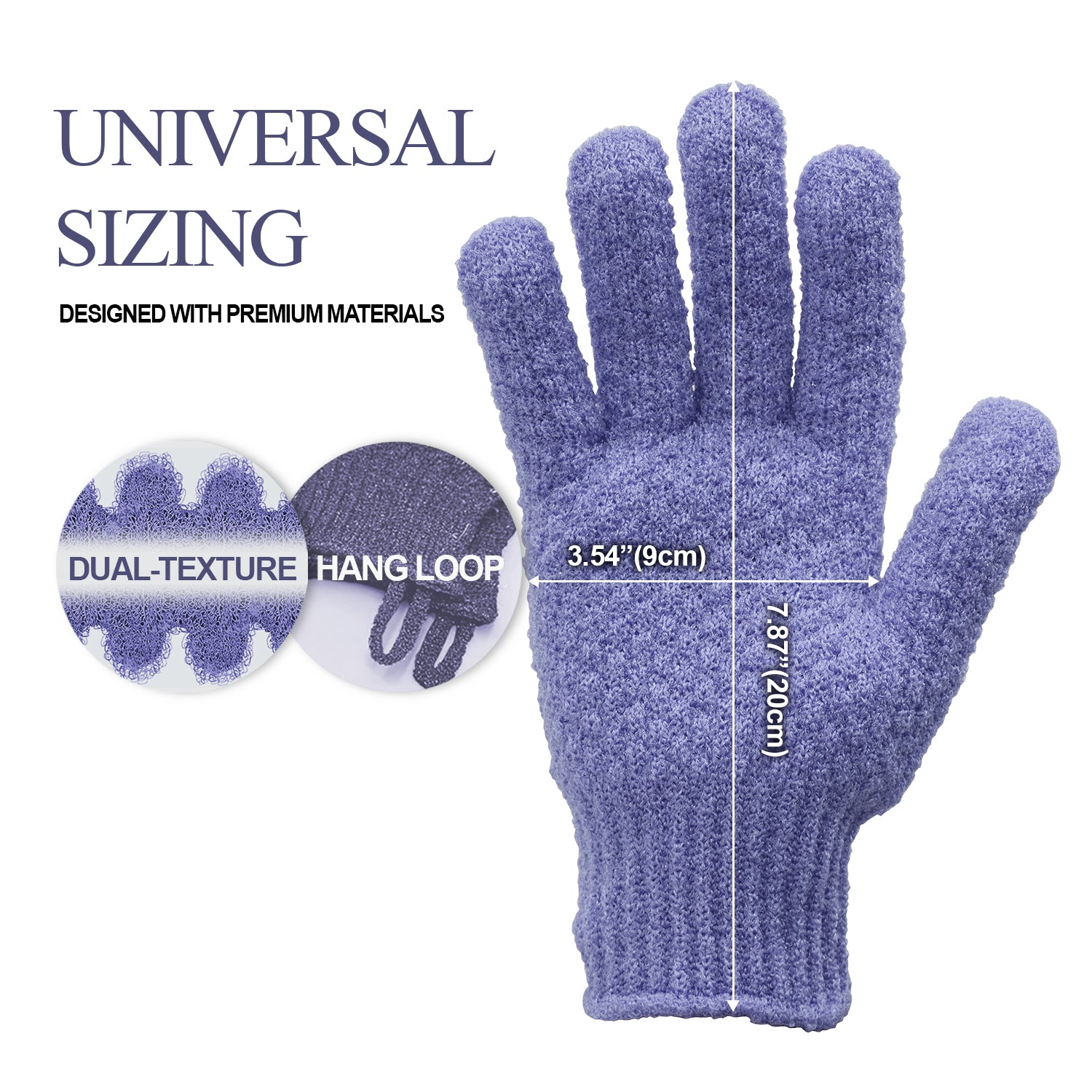 1 Pair Exfoliation Gloves