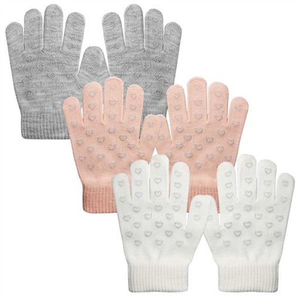 3 Pairs Kids Gripper Gloves