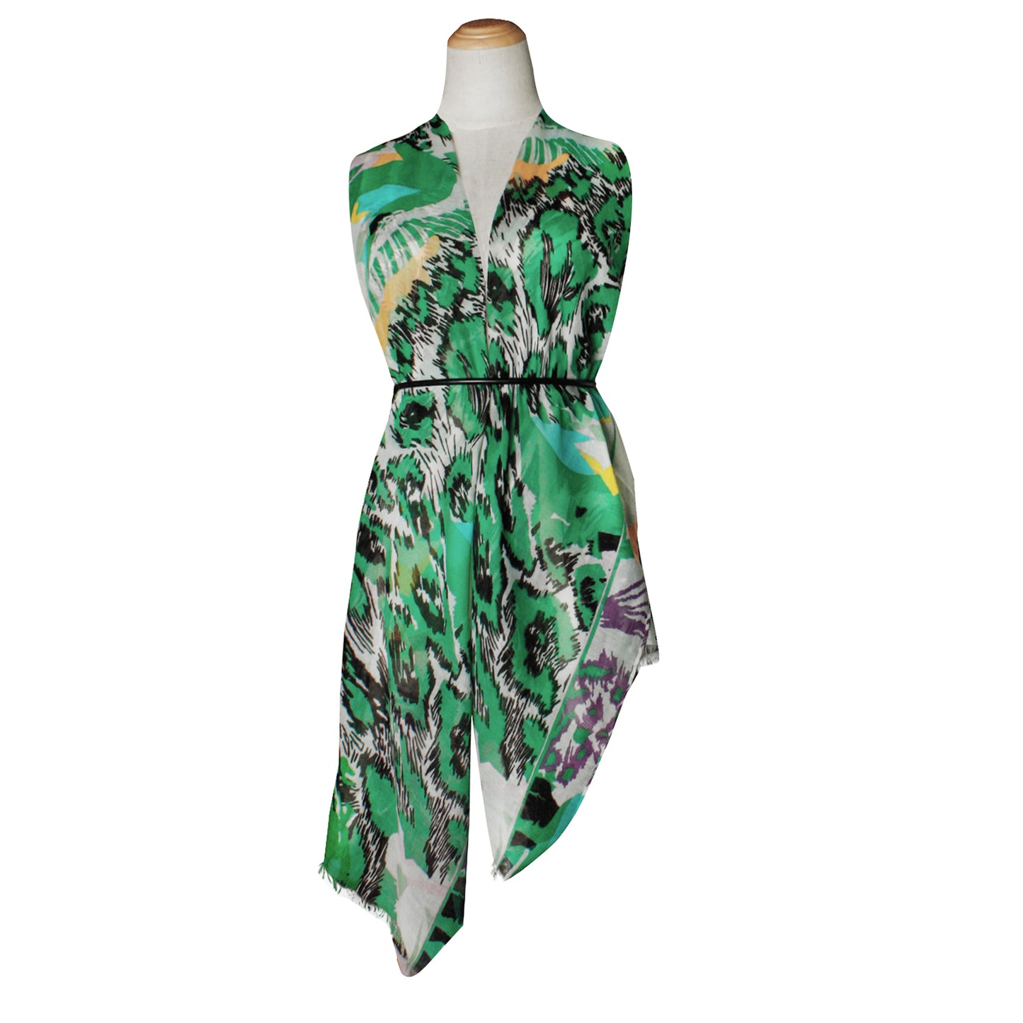 Women Lightweight Scarves Shawl Wraps with Floral Print for Spring Fall Holiday-EvridWearUS