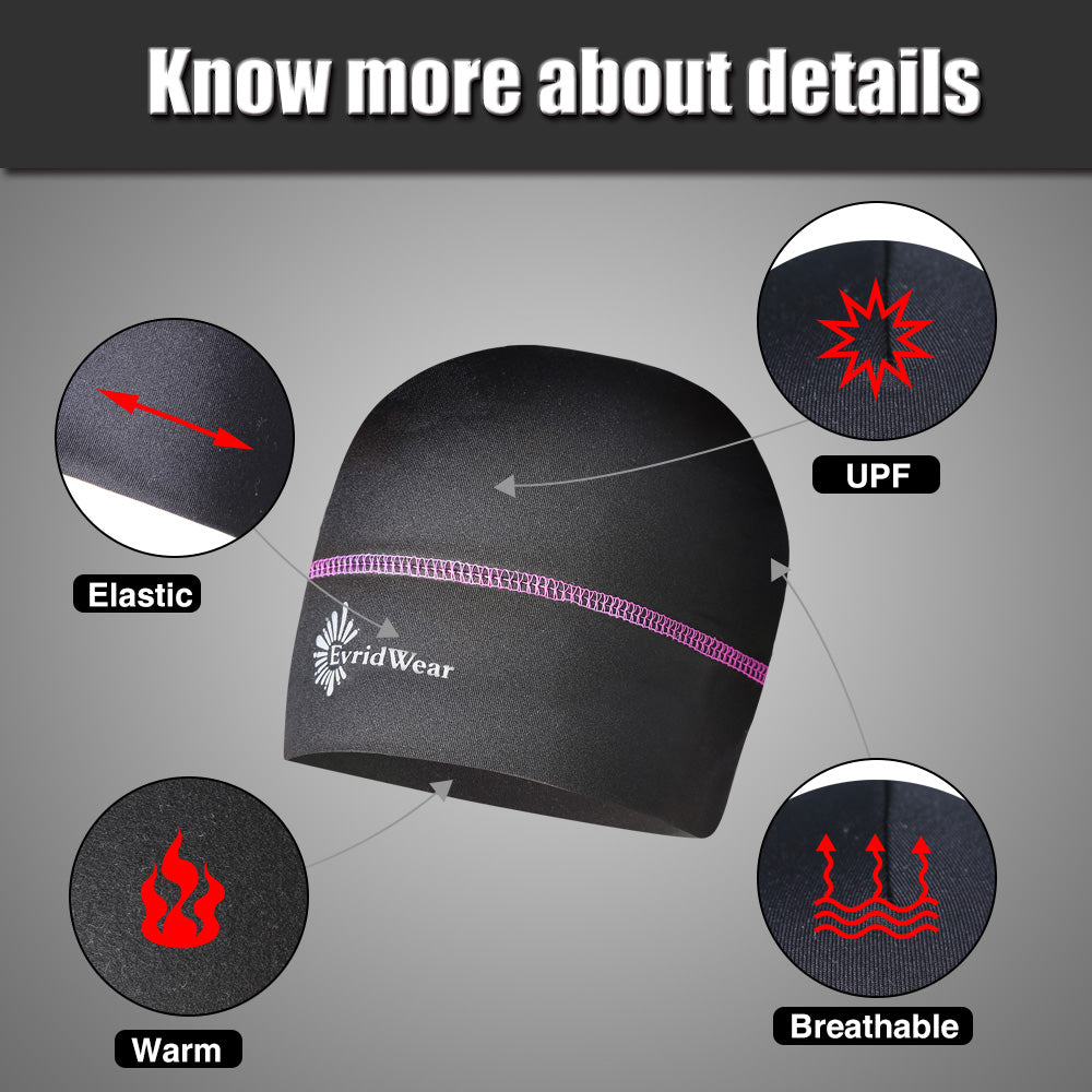 Evridwear Running Beanie Reflective Cap, Thermal Cycling Running Hat and Sports Beanie