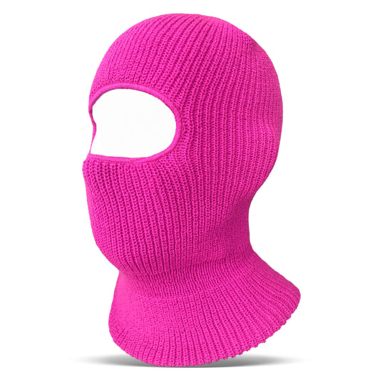 EvridWear 1 Pack Thinsulate Balaclava Face Mask, Thermal Winter Ski Mask for Cold Weather, Men Women (Pink)