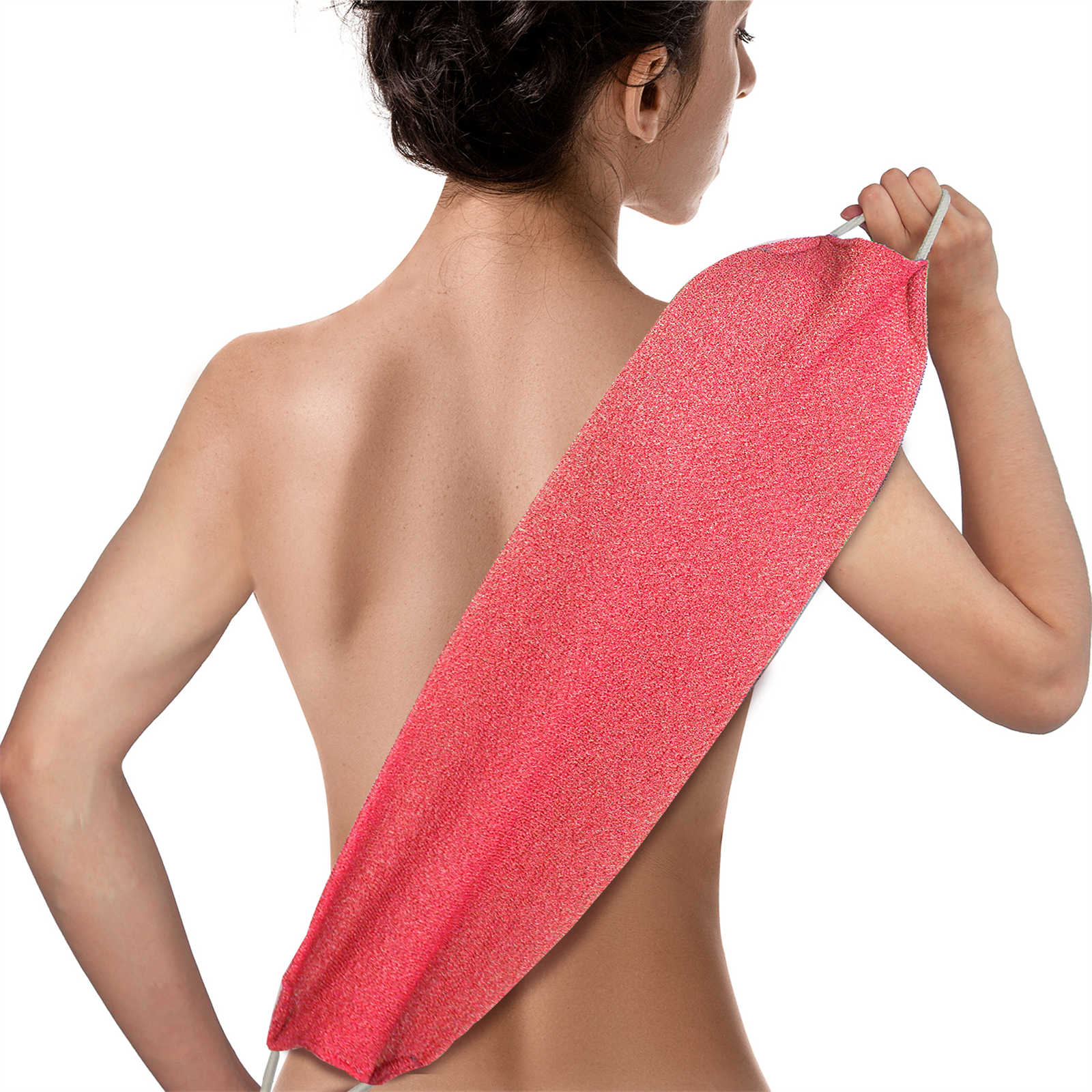 Exfoliating back deals scrubber