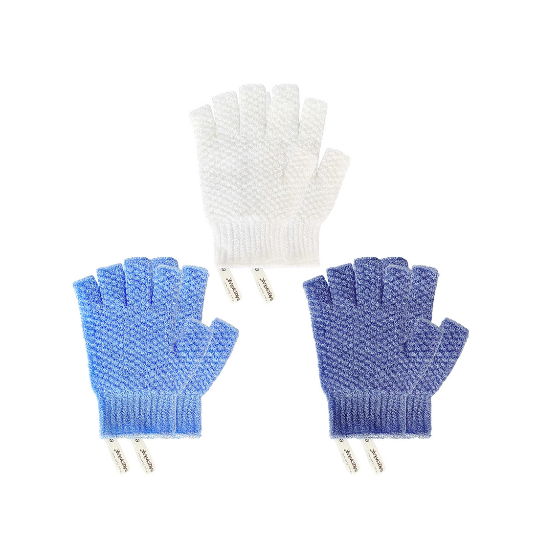 Exfoliating Bath Fingerless Gloves for Shower