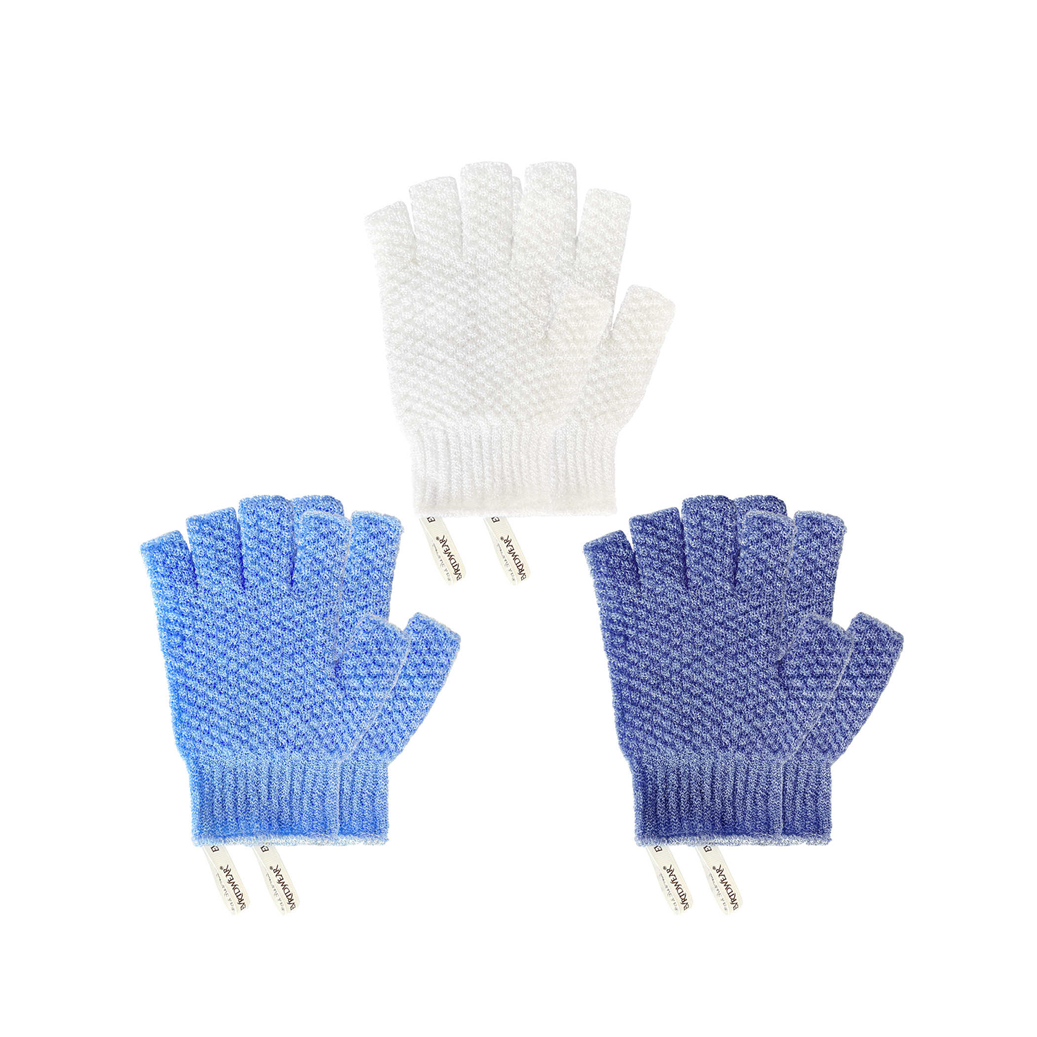 Exfoliating Bath Fingerless Gloves for Shower