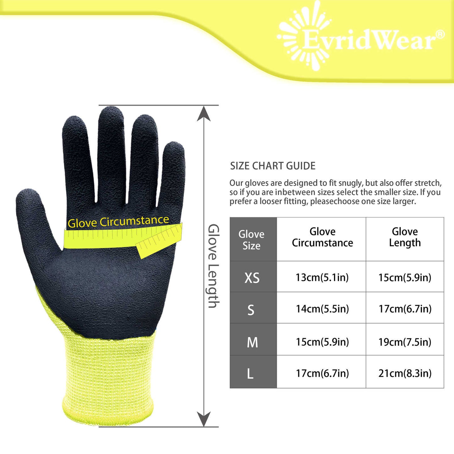 Evridwear Cut Resistant Gloves for Kids 7-9 Years, Level 5