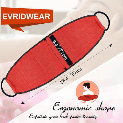 Evridwear Exfoliating Body Scrubber with Handles (Moderate)