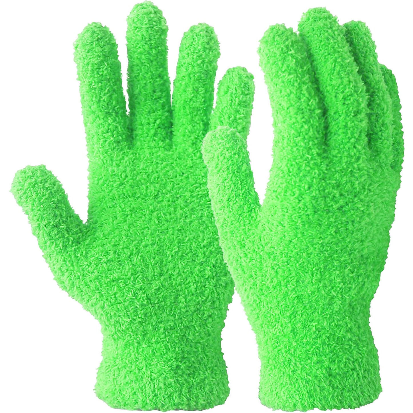 Evridwear Microfiber Auto Dusting Cleaning Gloves for Cars and Trucks, Dust Cleaning Gloves for House Cleaning, Perfect to Clean Mirrors
