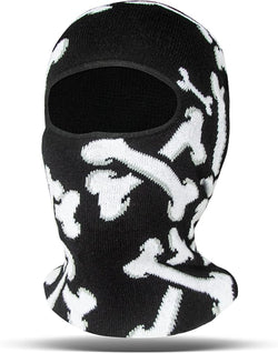 EvridWear Winter Balaclava - Knit Full Face Mask for Men & Women (Bone)