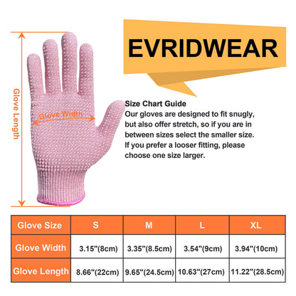 EvridWear 1 Pair Cut Resistant Gloves, Food Grade, Level 5 Protection, -  EvridWearUS