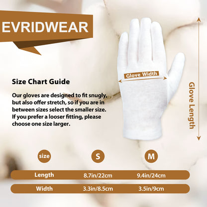 EvridWear 5 Pairs Coin Gloves for Serving Archival Cleaning Jewelry Silver Inspection