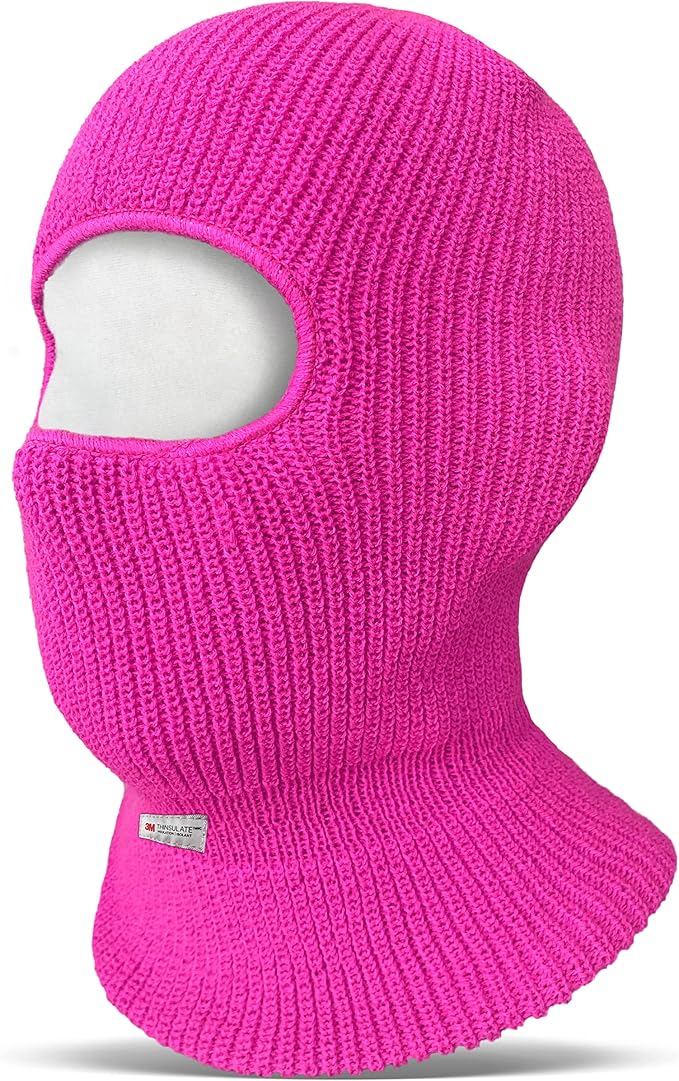 EvridWear Double-Layer Balaclava - Neck & Face Cover (Pink)