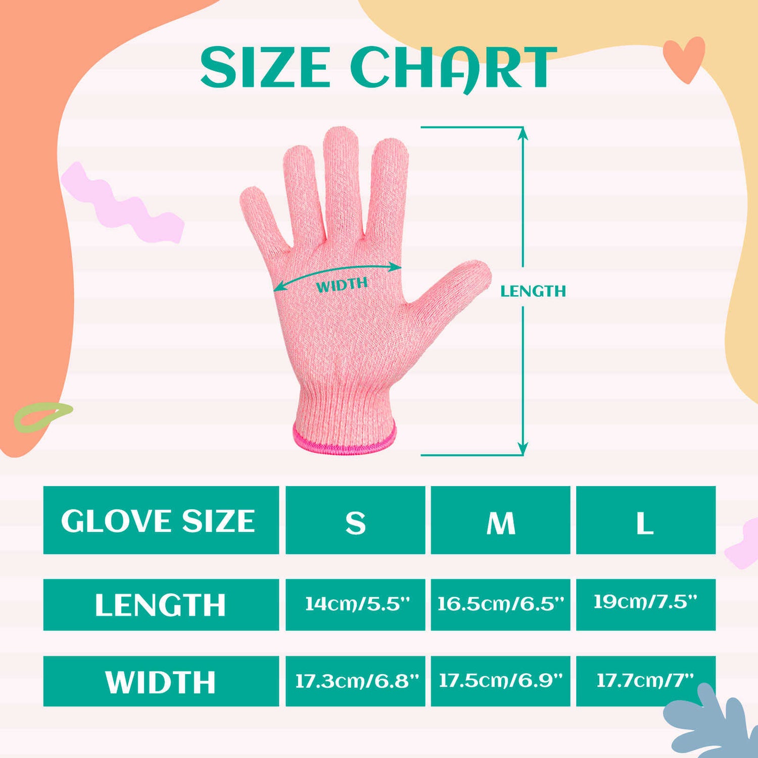 EvridWear 1 Pair Children Kids Cut Resistant Gloves | Food Grade | Level 6 Protection | HPPE (Pink)