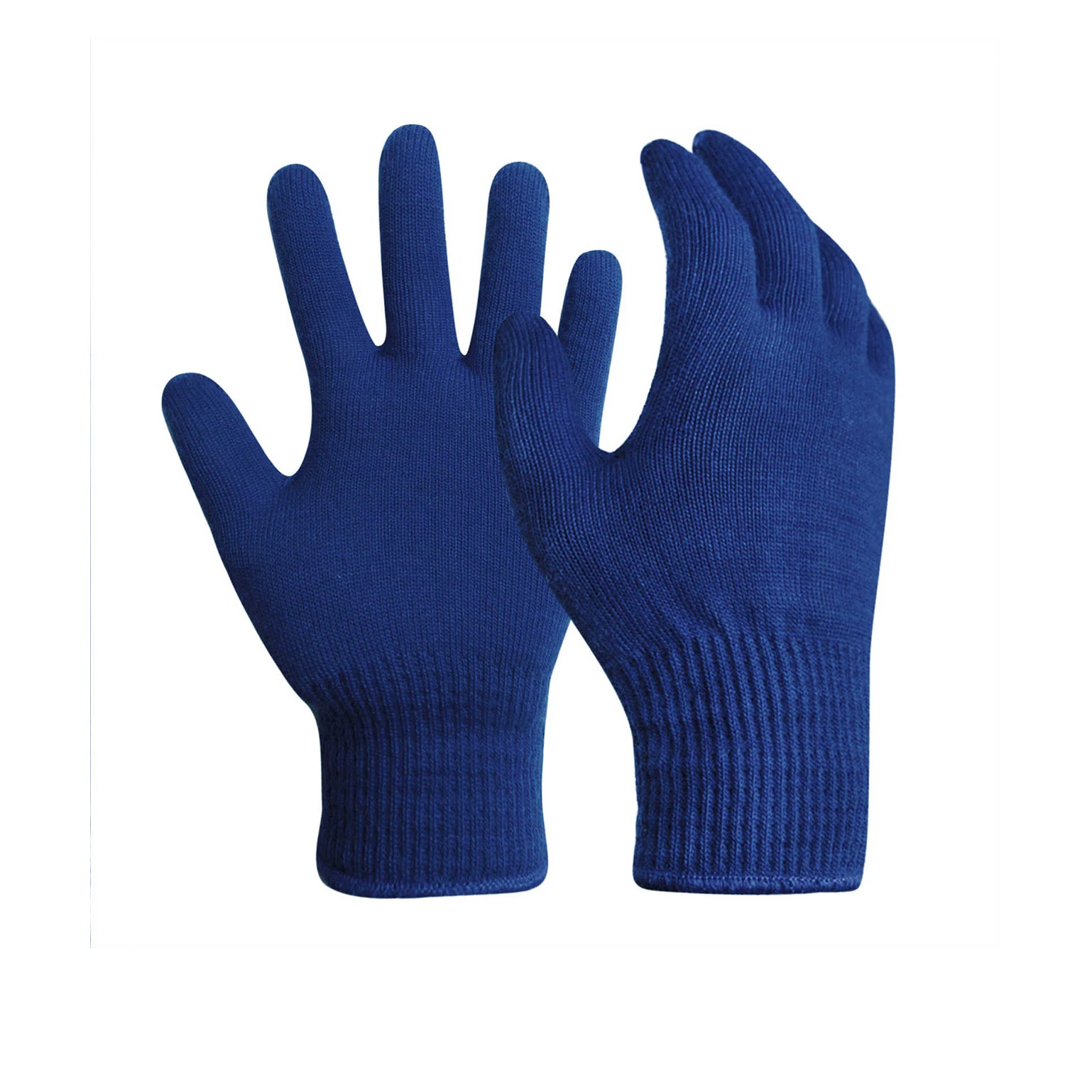 Merino Wool Gloves (Navy)