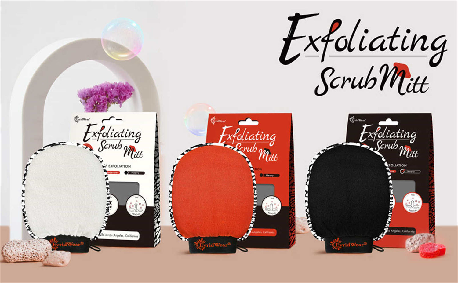 Exfoliating Scrubbing Mitt For Men