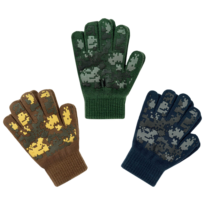 3 Pairs Kids Warm Gloves