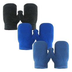 3 Pairs Toddler Mittens