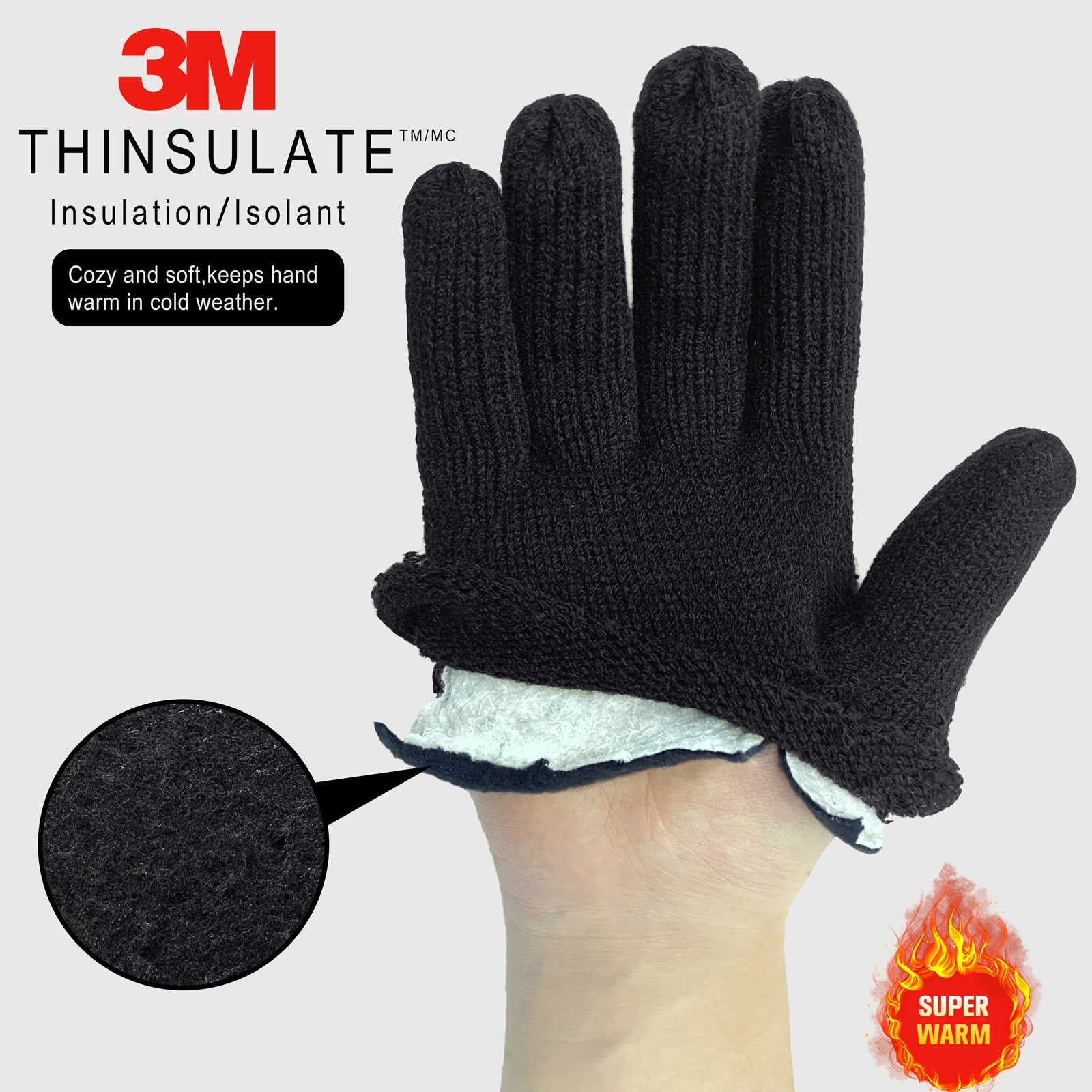 3M Thinsulate Double Layer Gloves