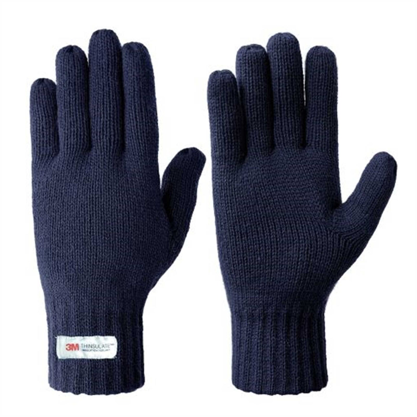 EvridWear 1 Pair 3M Thinsulate Thermal Insulated Lined Gloves, Warm Double Layer Knitted Winter Gloves