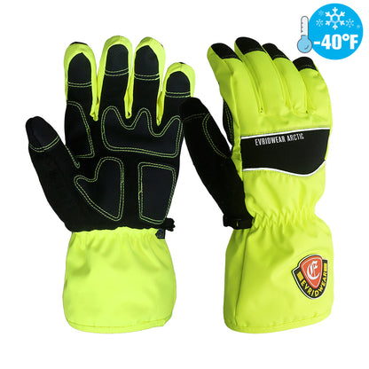 EvridWear 1 Pair Waterproof Ski Gloves, 3M Thinsulate Snowboard Winter Gloves (Black)