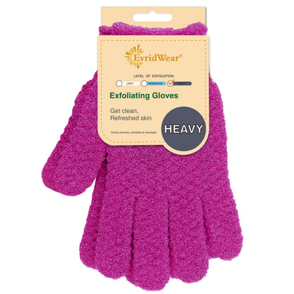 Blue Heavy Exfoliating Bath Gloves