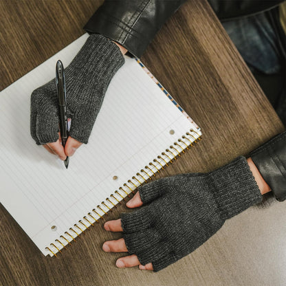 EvridWear 3 Pairs Half Finger Gloves - Thermal &amp; Warm