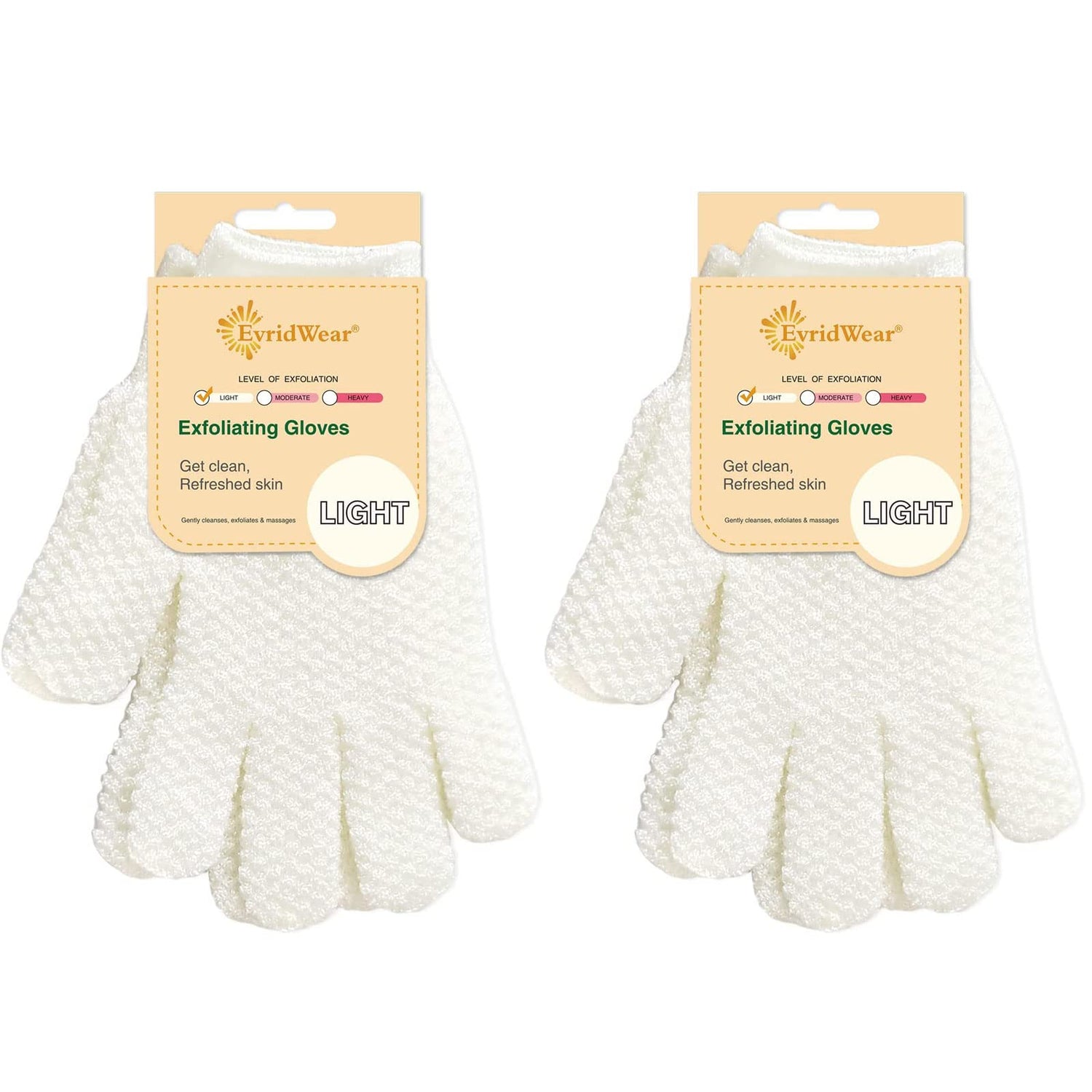 2 Pairs of Exfoliation Gloves