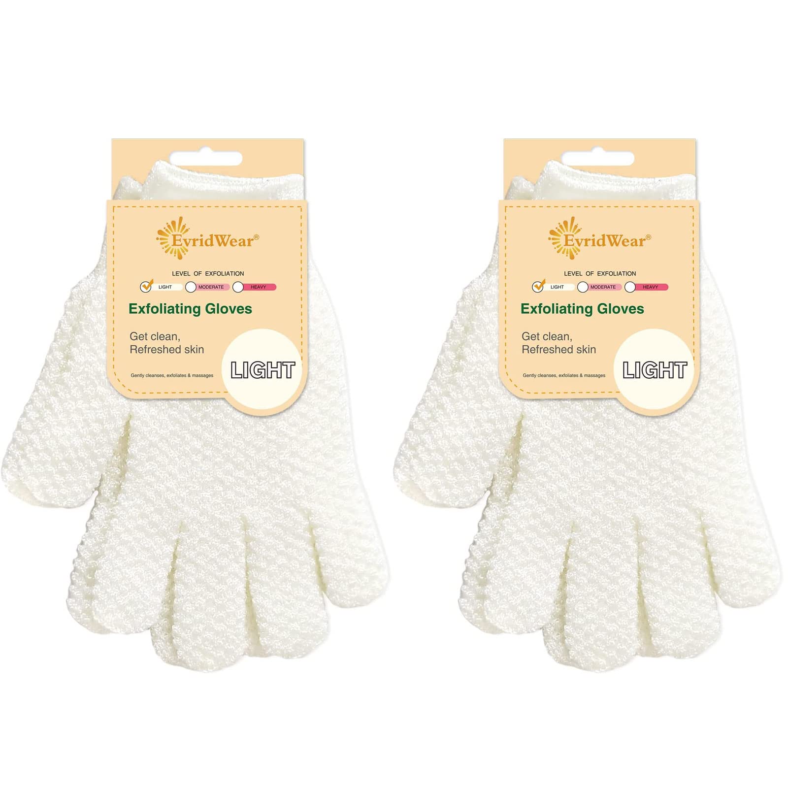 2 Pairs of Exfoliation Gloves
