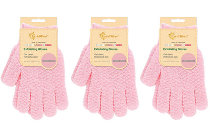 3 Pairs Exfoliation Gloves Same Level