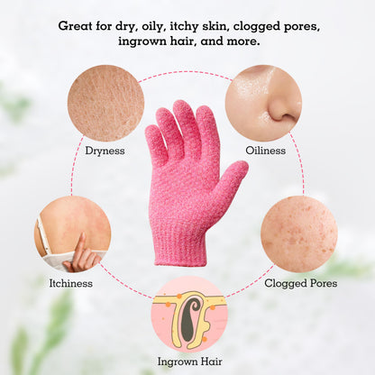 3 Pairs Exfoliation Gloves Same Level