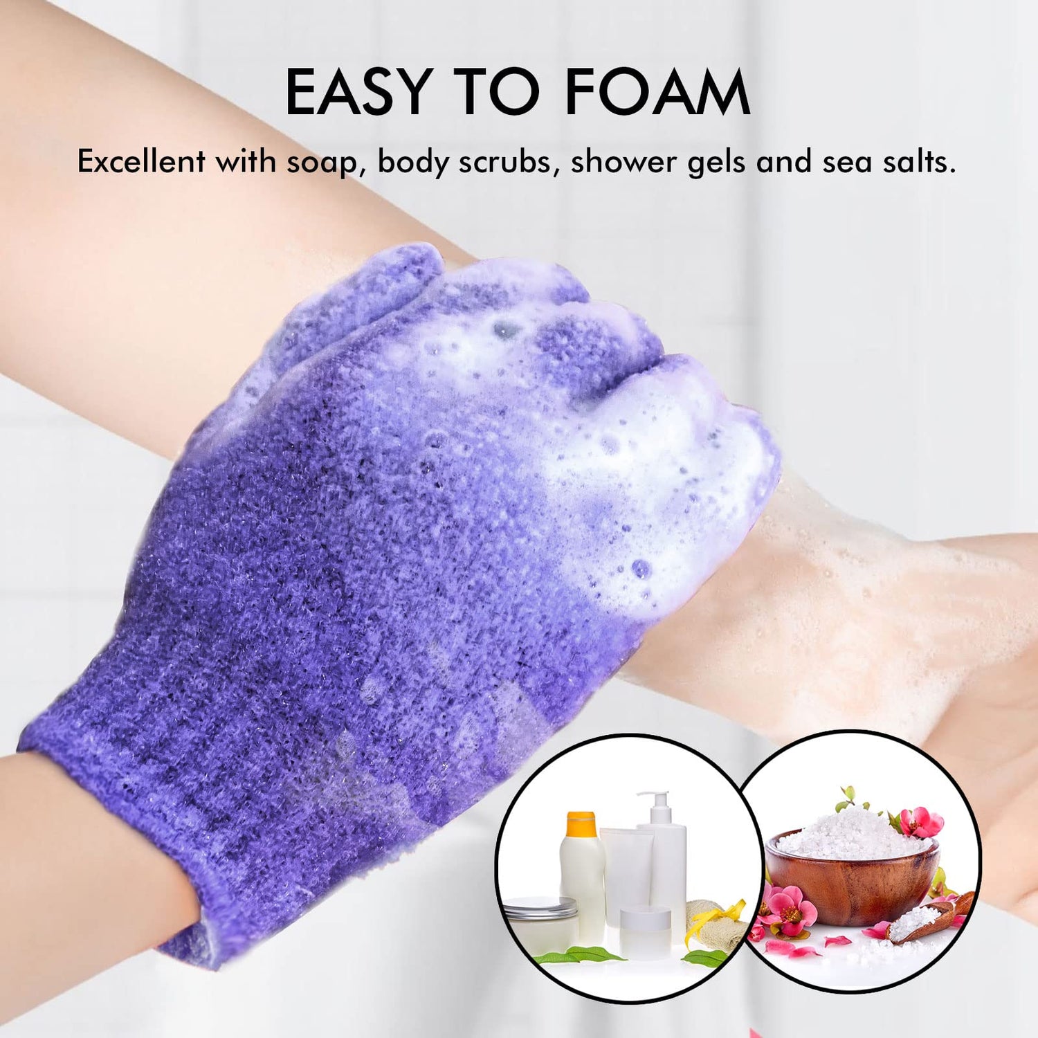 5 Pairs Gift Set Exfoliation Gloves