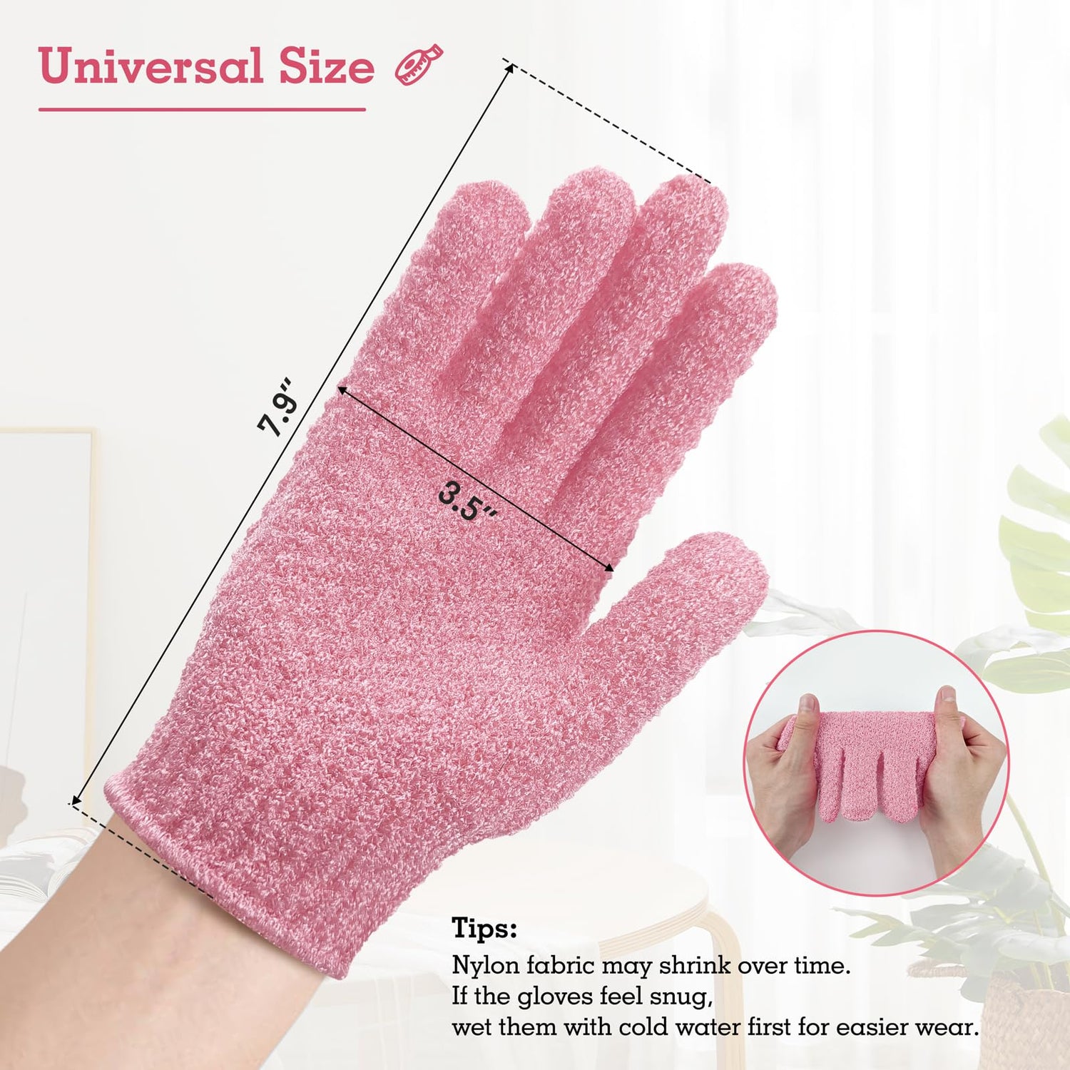 3 Pairs Exfoliation Gloves Different Level