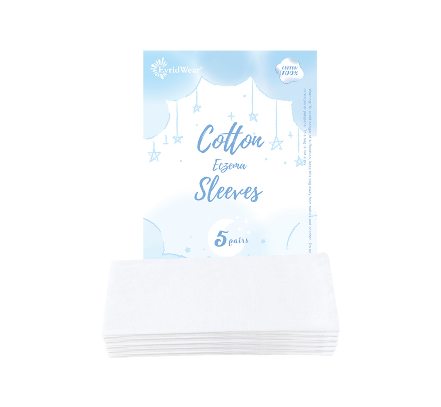 Kids Cotton Eczema 5 Pairs Sleeves